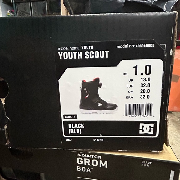 Dc scout youth snowboard boots size 1 - Picture 3 of 3
